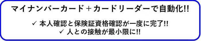 受付が変わる