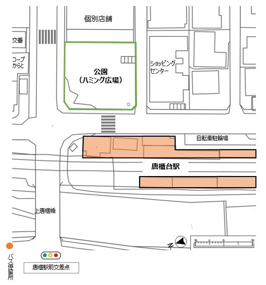 唐櫃台駅_現況図