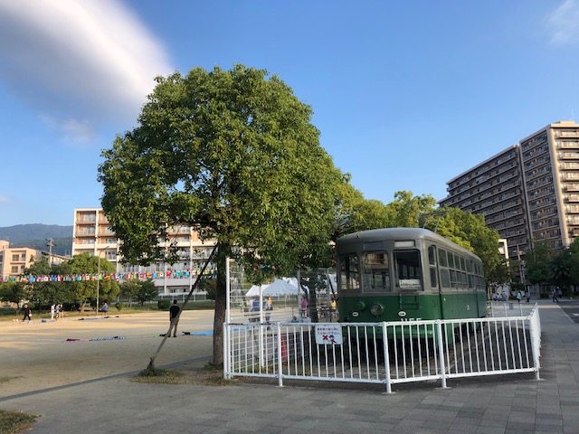 小寄公園の神戸市電